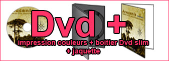 Duplication Dvd jaquette couleurs boitier dvd slimn couleurs insertion dans boitier Dvd slim noir, impression couleurs de la jaquette